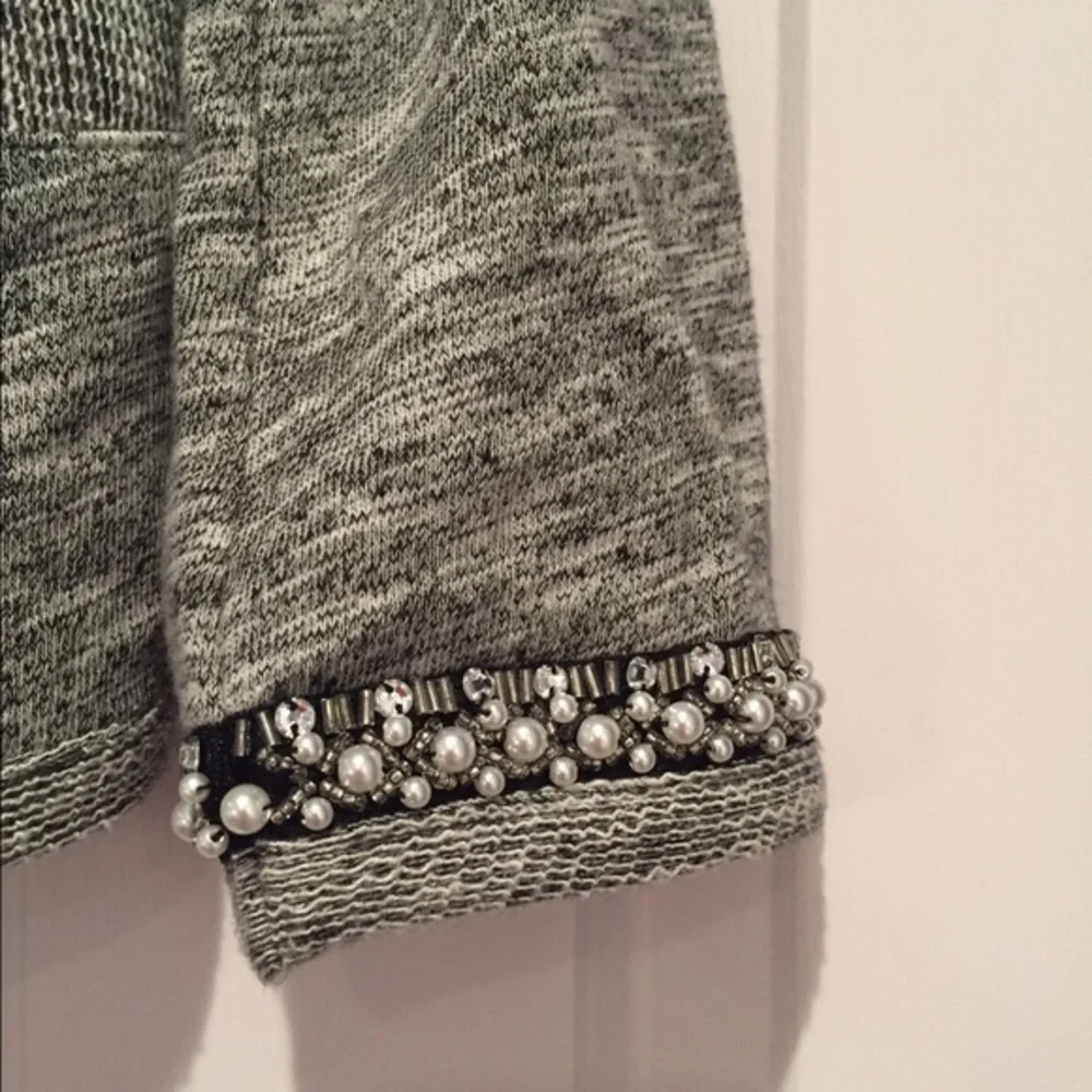 Express Embellished Gray Sweater Size XS - Picture 4 of 4